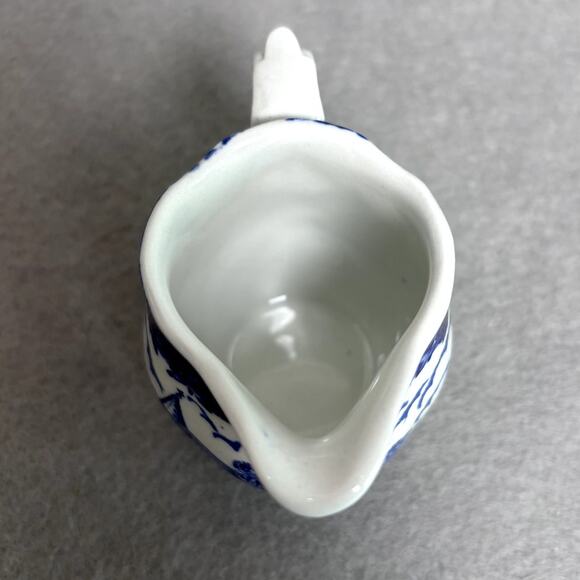 Arabia of Finland Vintage Coffee Tea Pot Creamer Blue Castle - Picture 5 of 10